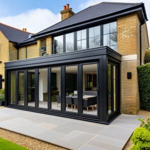 scottish home with aluminium windows and doors